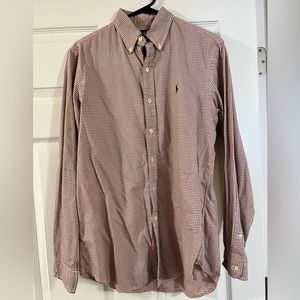 Men’s long sleeve Polo button down